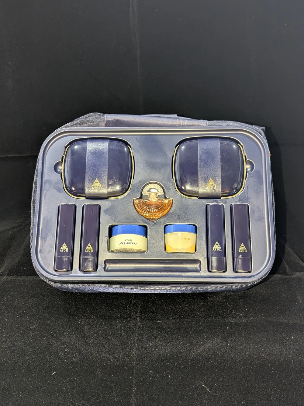 Women Makeup Set with Red Tone Lipsticks and Neutral Eyeshadows